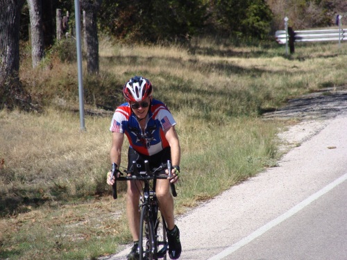 Doug Miller, FM261, TX29 Lake Buchanan, Cycling, Llano County 